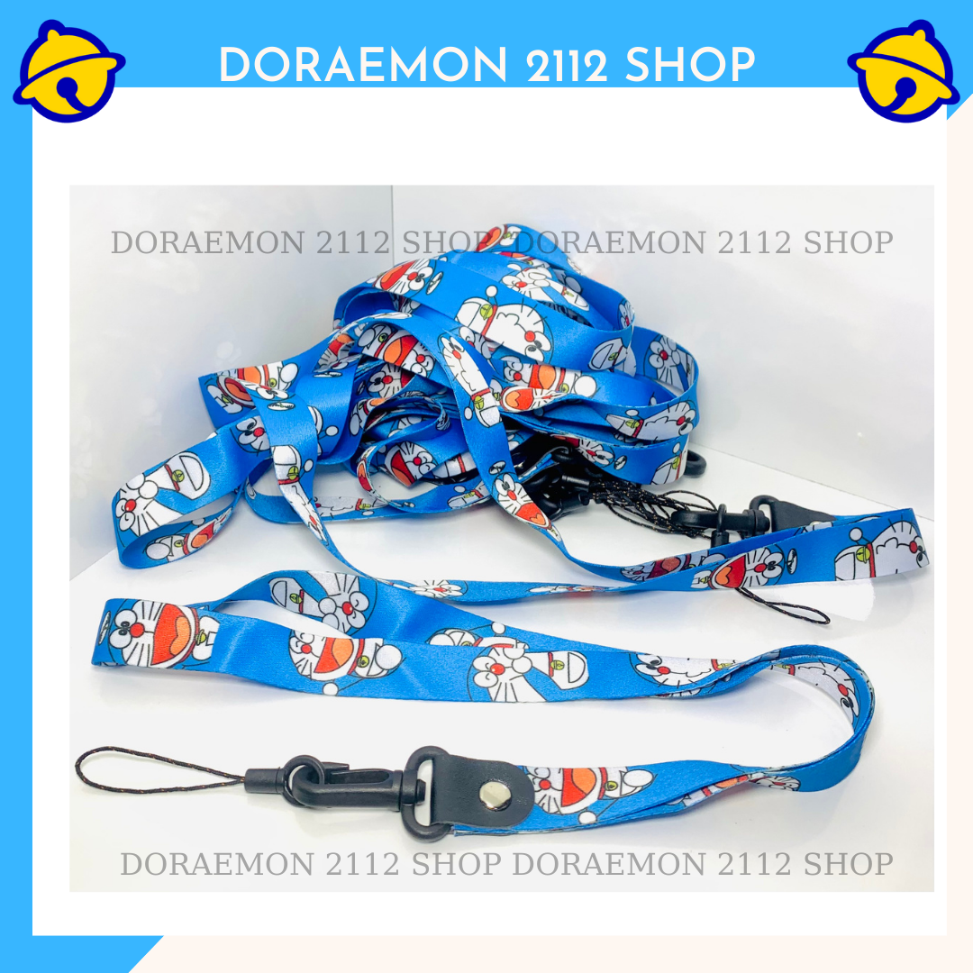 Dây đeo thẻ - dây móc khoá DORAEMON