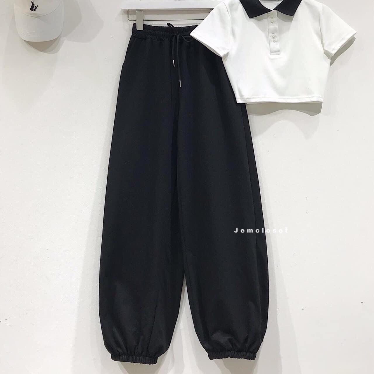 ÁO CROPTOP PETTER PHỐI CỔ