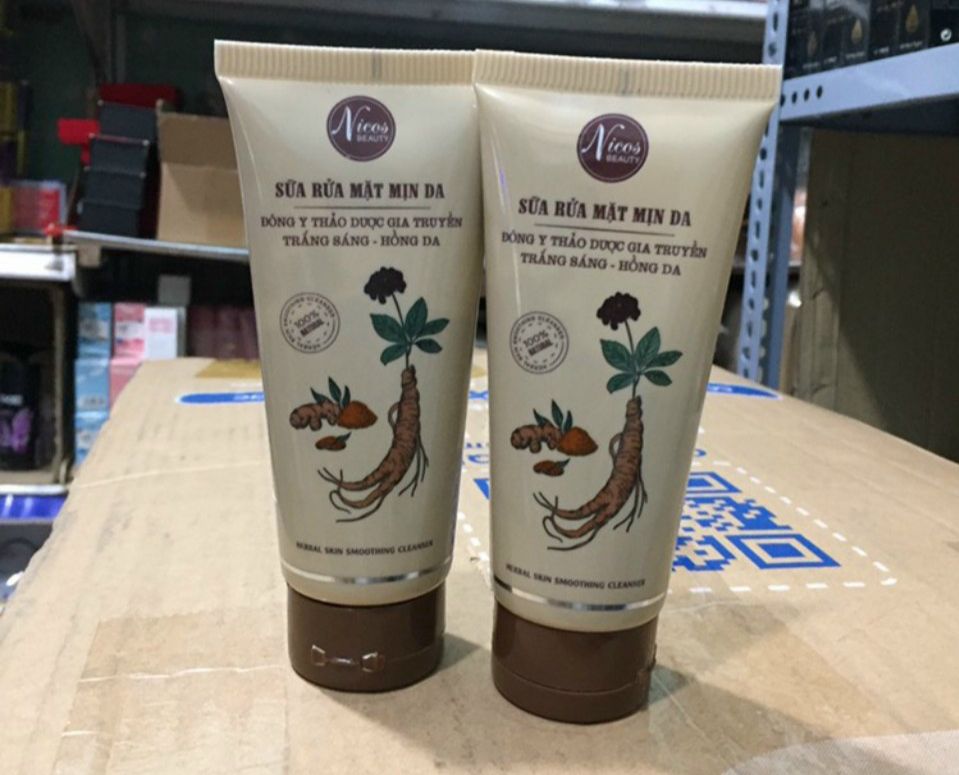 Sữa rửa mặt đông y nicos 80g