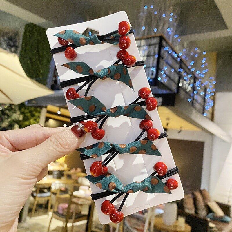 Cột tóc hình trái cây dễ thương - Trâm Bella