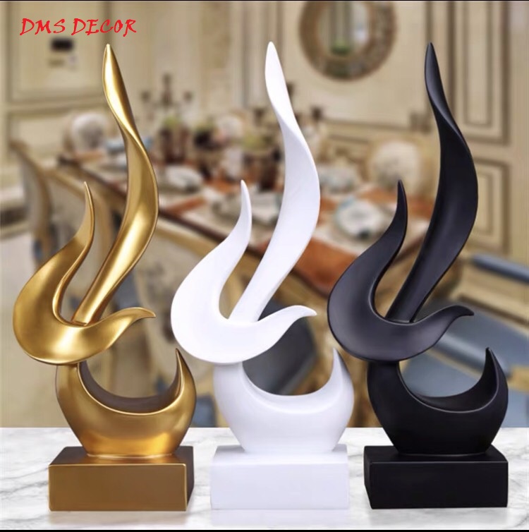 Tượng trang trí, decor phòng khách, nhà cửa, MÔ HÌNH NGỌN LỬA (Cao 40 cm)