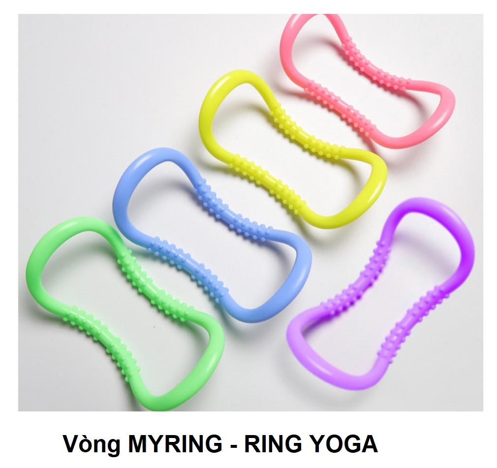 Vòng tập yoga myring có gai massage (giao màu ngẫu nhiên)