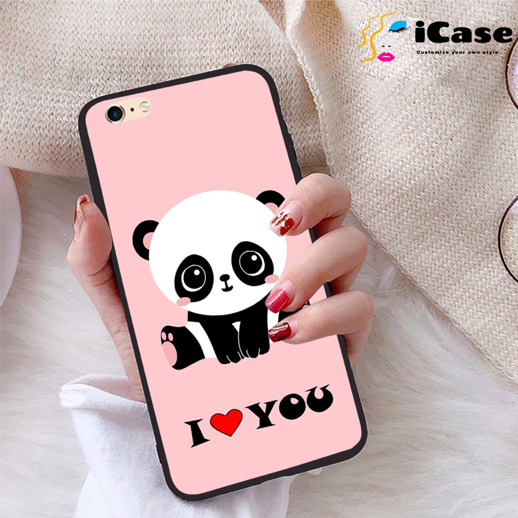Ốp lưng iPhone 6 Plus viền dẻo TPU BST Panda