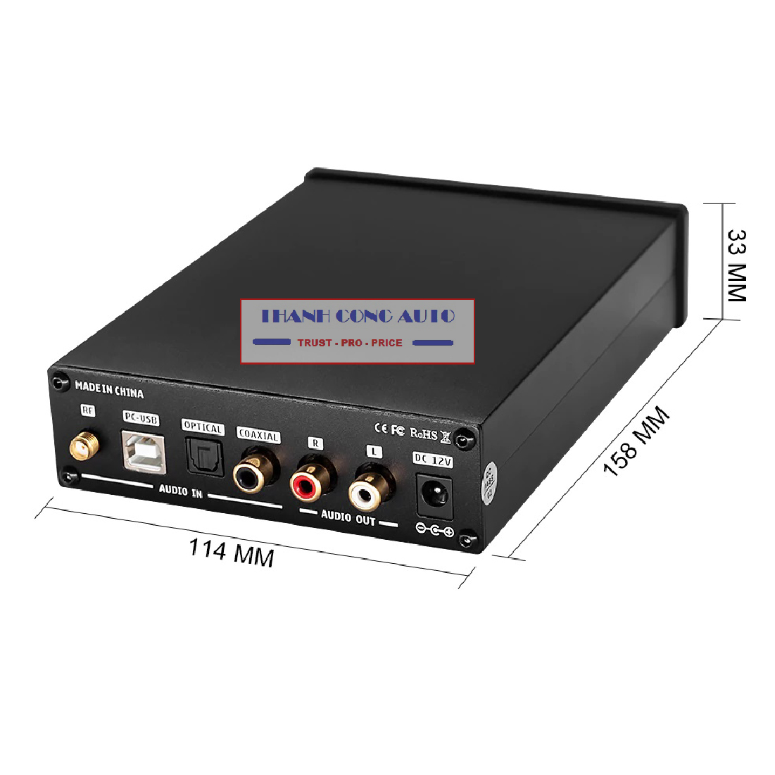 Bộ giải mã âm thanh DAC Suca Q6 Pro Bluetooth 5.0 (Phiên bản nâng cấp Suca Q6)