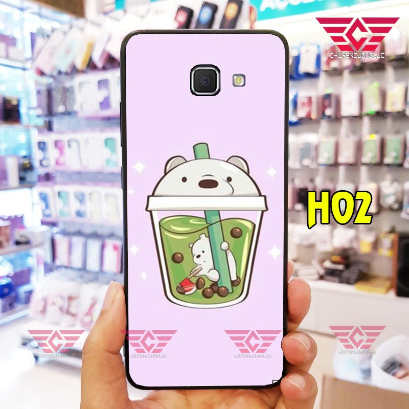 Ốp lưng samsung j7 prime/ j7 pro trà sữa dễ thương