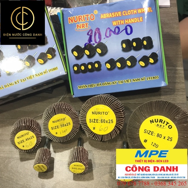 Nhám xếp cà lem NURITO(chính hãng) đủ loại