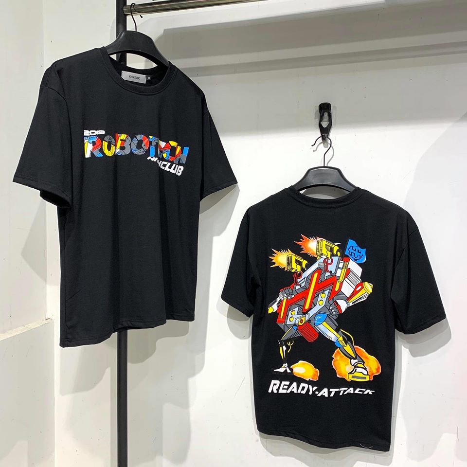 [YoloBoutique] ÁO THUN ROBOTEON UNISEX (ĐEN)