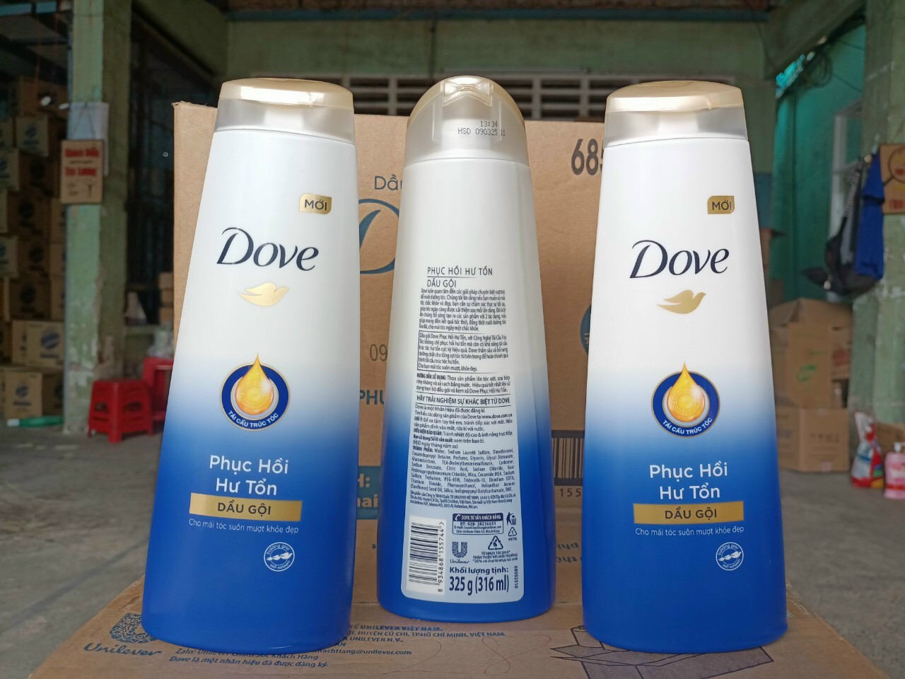 DẦU GỘI  DOVE PHỤC HỒI HƯ TỔN