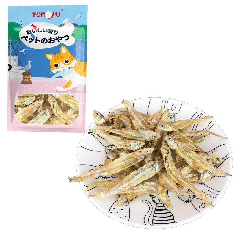 CÁ SẤY, TÔM SẤY KHÔ SNACK CHO MÈO GÓI 80GR