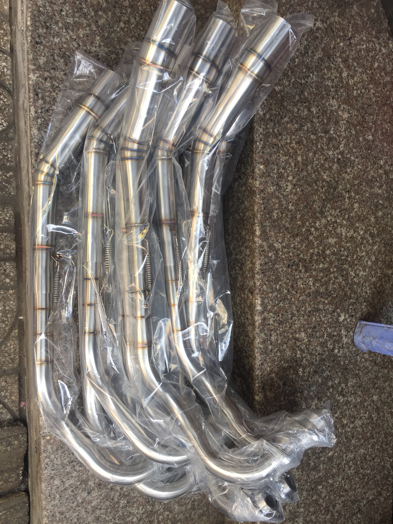 Cổ pô 2 khúc 304 Exciter 150