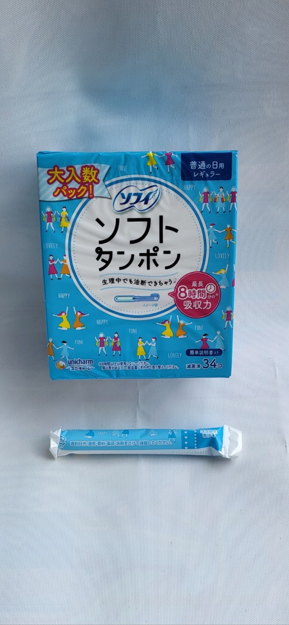 Tampon Unicharm ( ống nhựa ) lẻ 1 cái