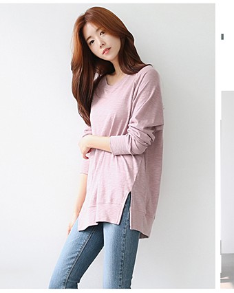 ÁO KIỂU NỮ TAY DÀI XẺ TÀ