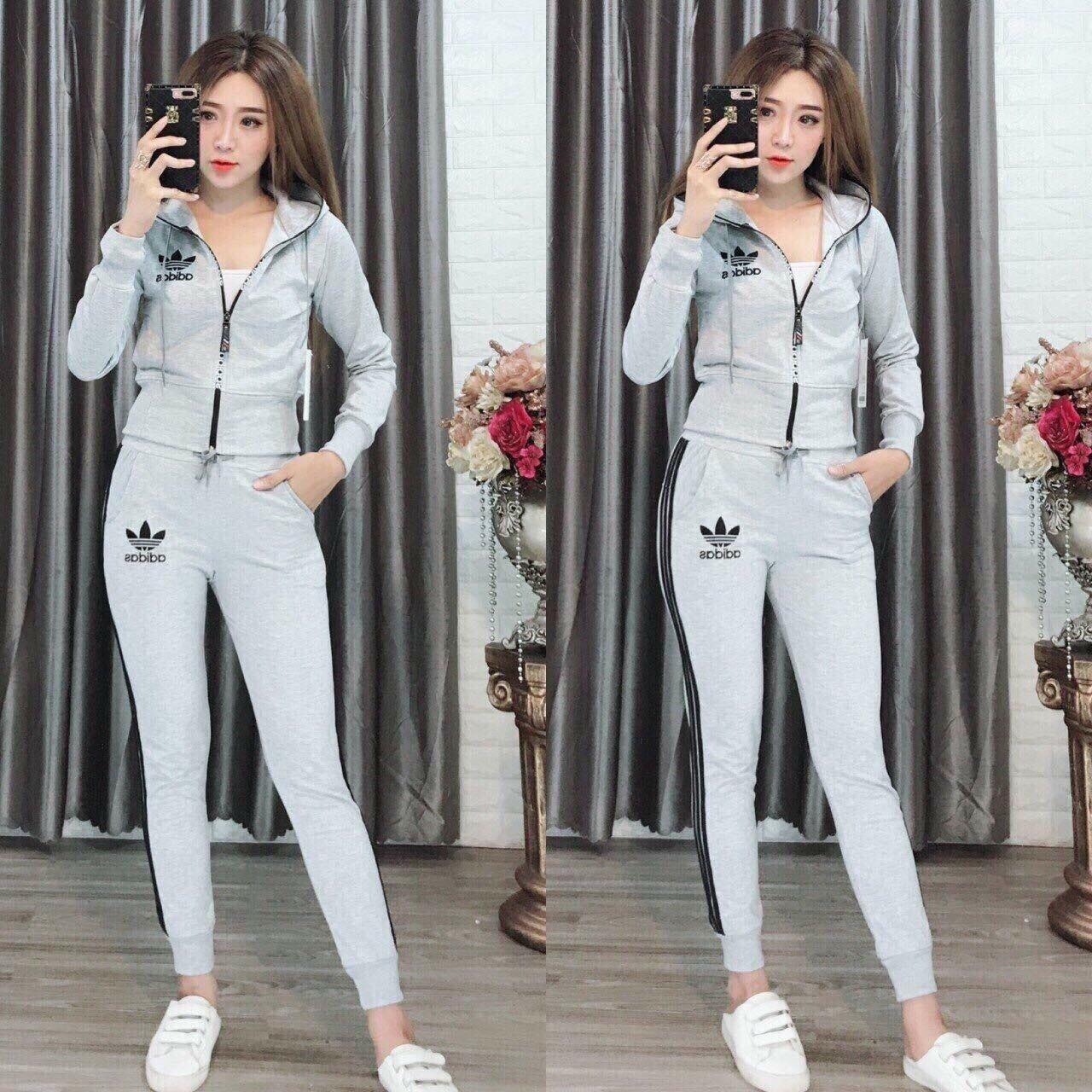 Sét bộ thể thao phối nón thời trang siêu xinh