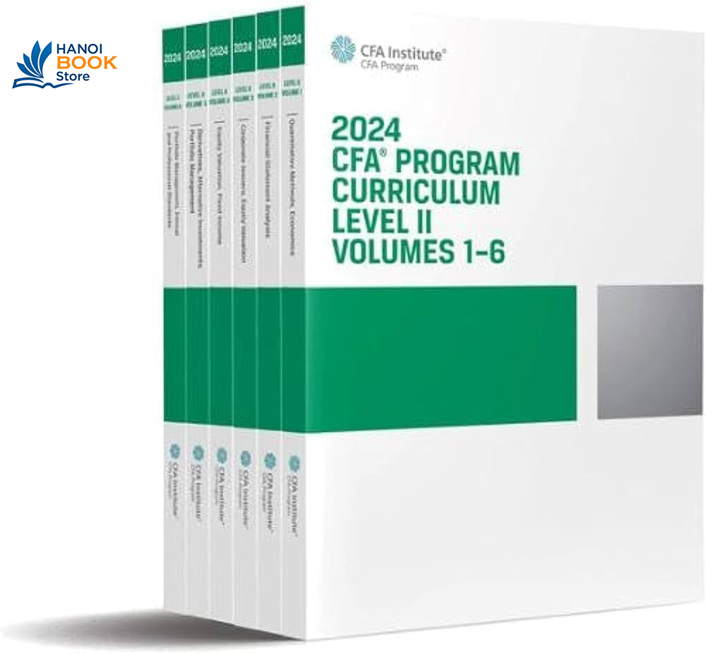 Sách 2024 CFA Program Curriculum Level II (1-6) - Hanoi bookstore