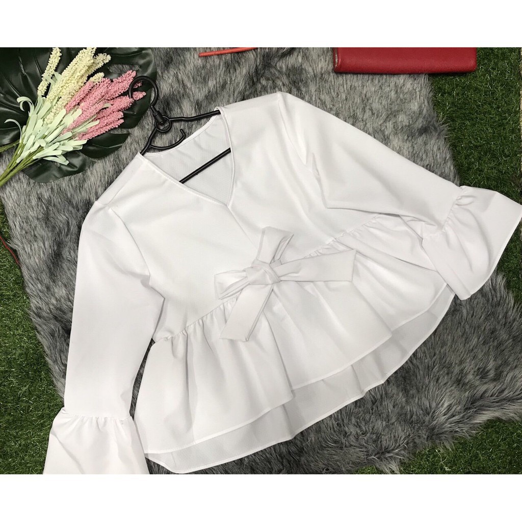 [HCM]Áo babydoll cột nơ trước