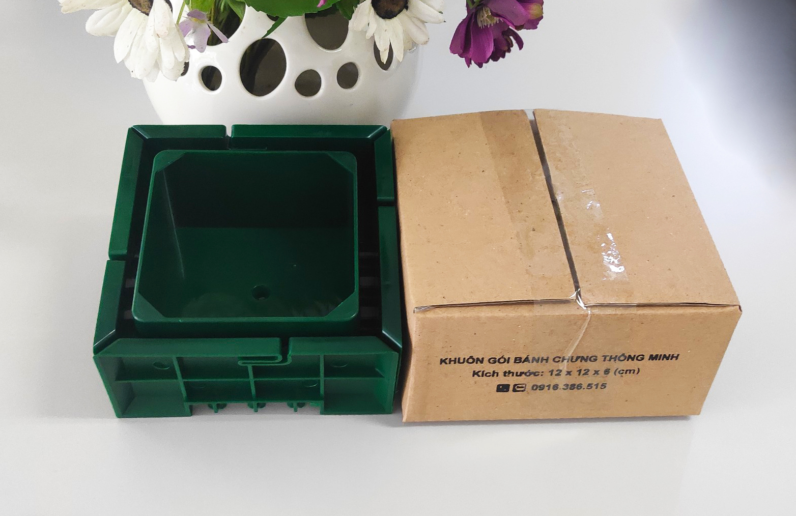 Bộ khuôn gói bánh chưng thông minh không cần cắt lá