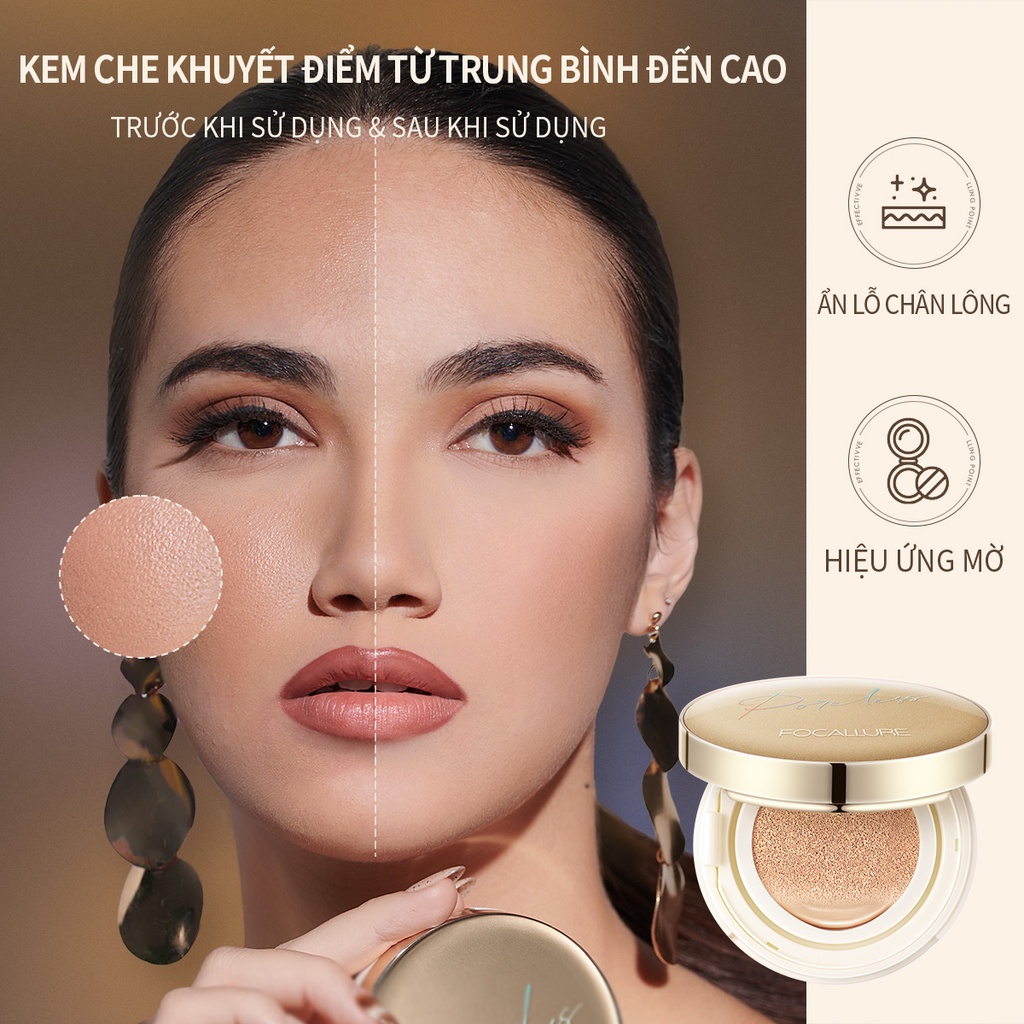 FA198 Phấn nước BB Cushion Focallure GoldenAge 12g