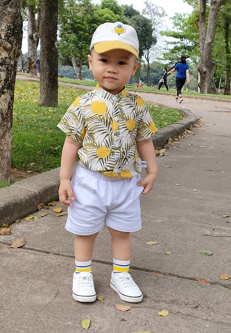 ÁO SƠ MI ĐI BIỂN CHO BÉ TRAI