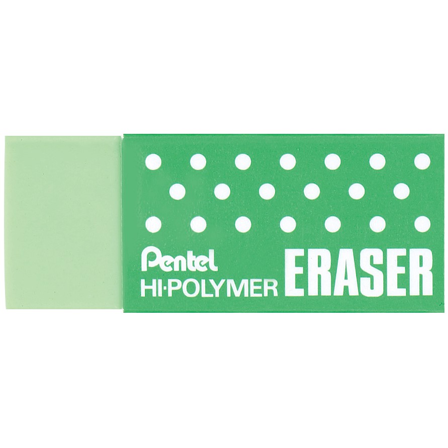 Gôm Tẩy Chì Nhiều Màu Nhật Bản Pentel Hi Polymer ZEH05_CME - Tẩy Siêu Sạch, Ít Bụi, Ít Độc Hại - Cam Kết Nhập Khẩu Và Phân Phối Chính Hãng