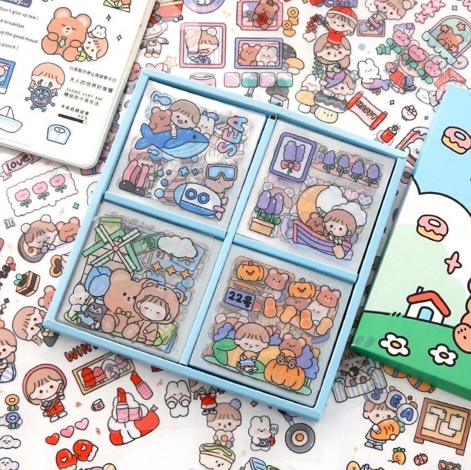 Bộ sticker 2d dễ thương