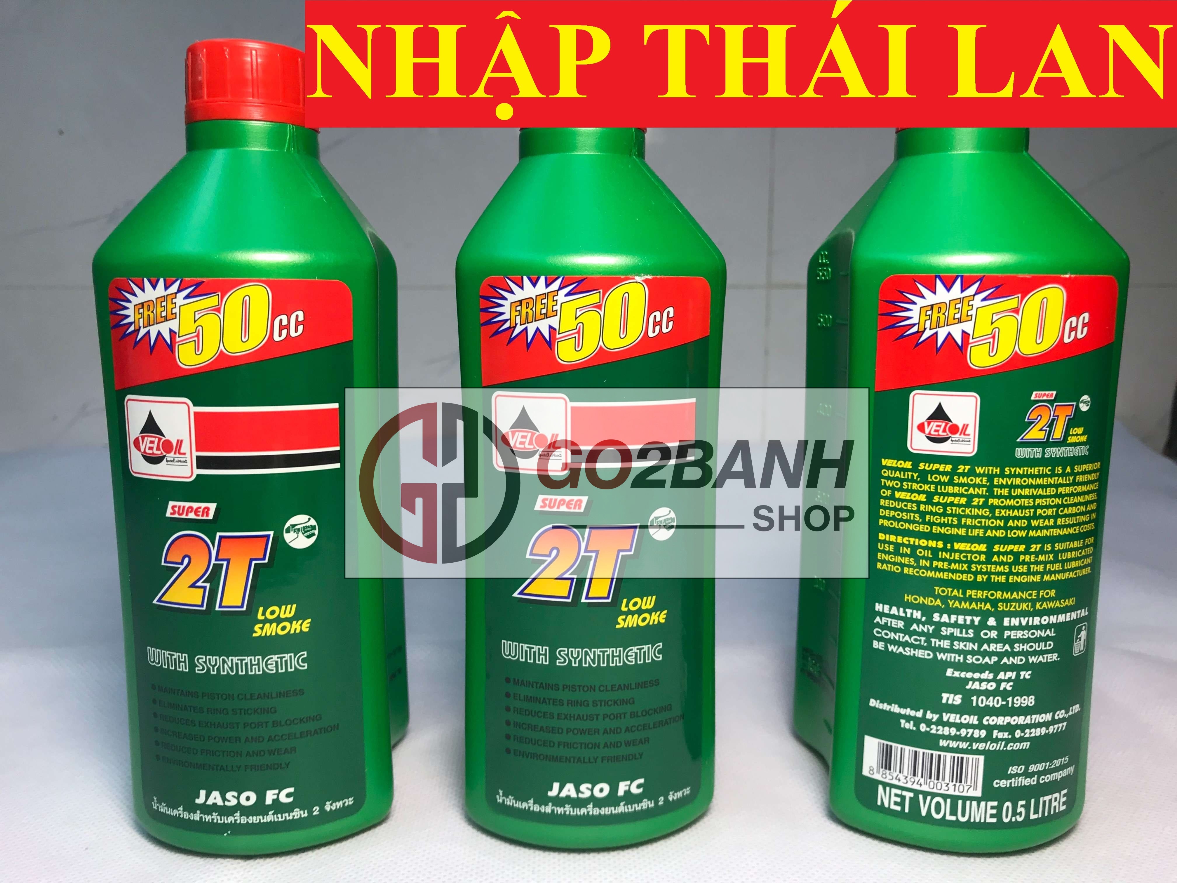 Nhớt 2 thì thơm veloil 2t 500ml nhập thái