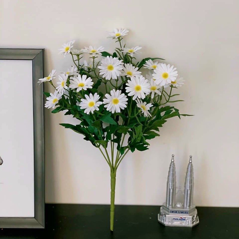 Cúc hoạ mi cao cấp (hoa lụa) 38cm 23-25 bông