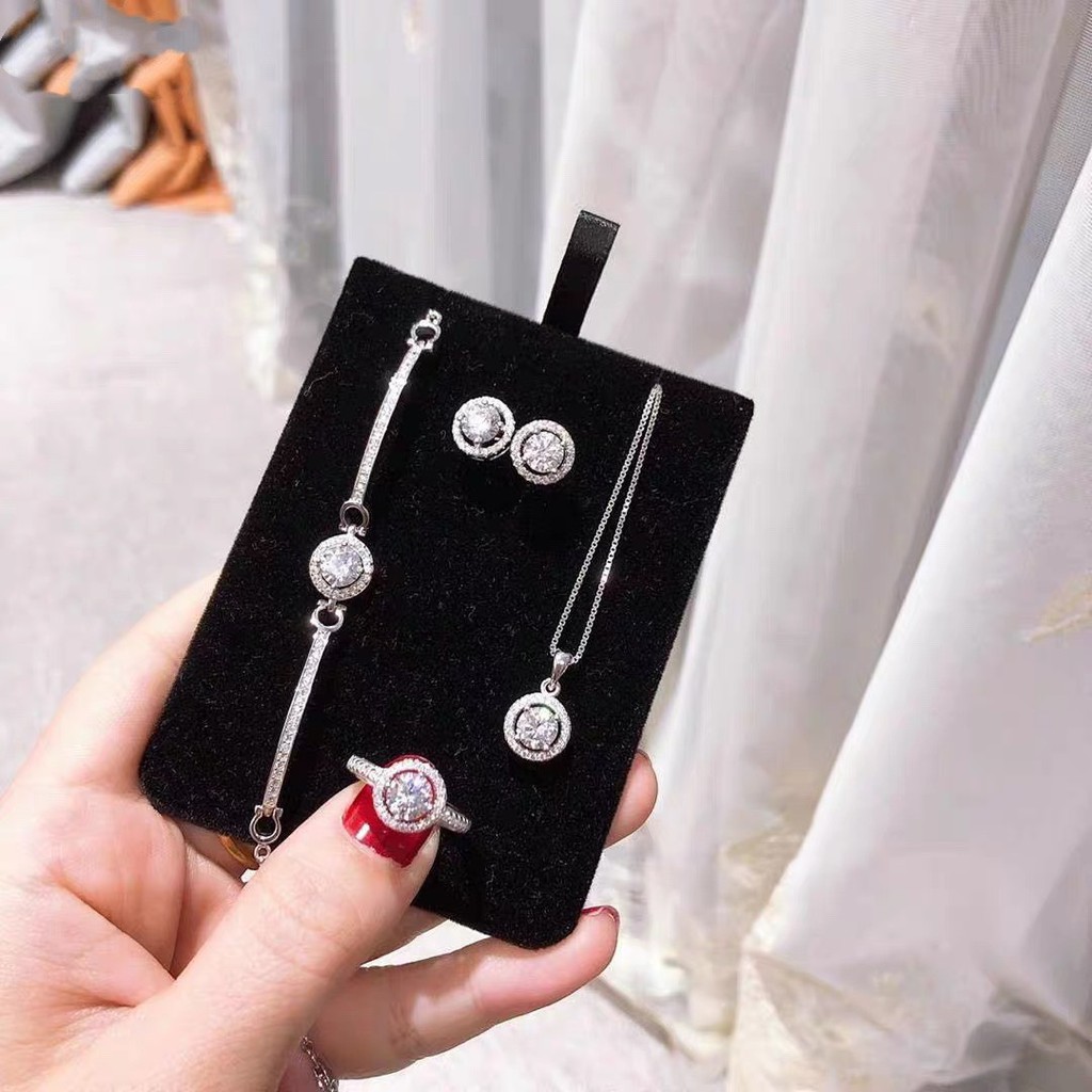 Bộ Trang Sức Bạc 925 Cao Cấp Cho Nữ