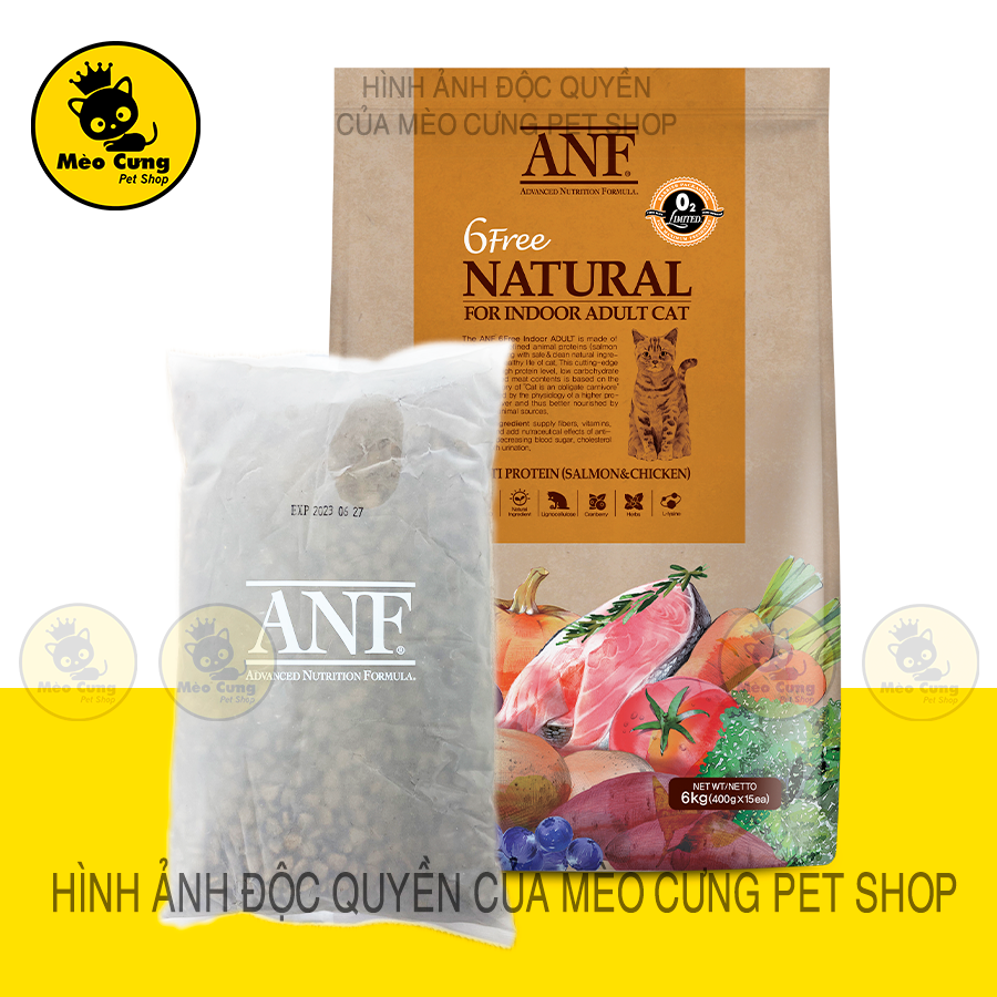 Thức ăn hạt cho mèo ANF 6FREE 400GR