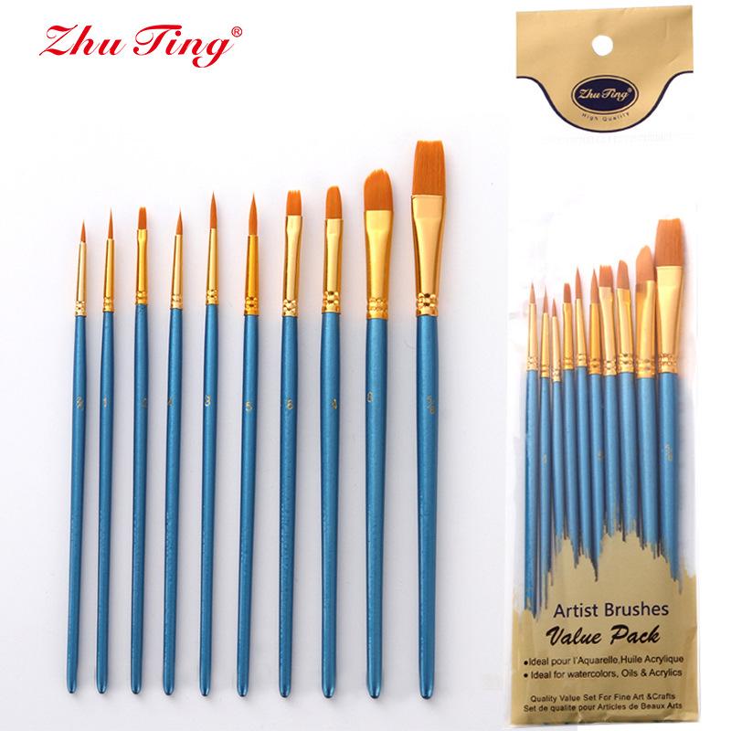 Bộ Cọ vẽ màu nước ( 10 Cọ)
