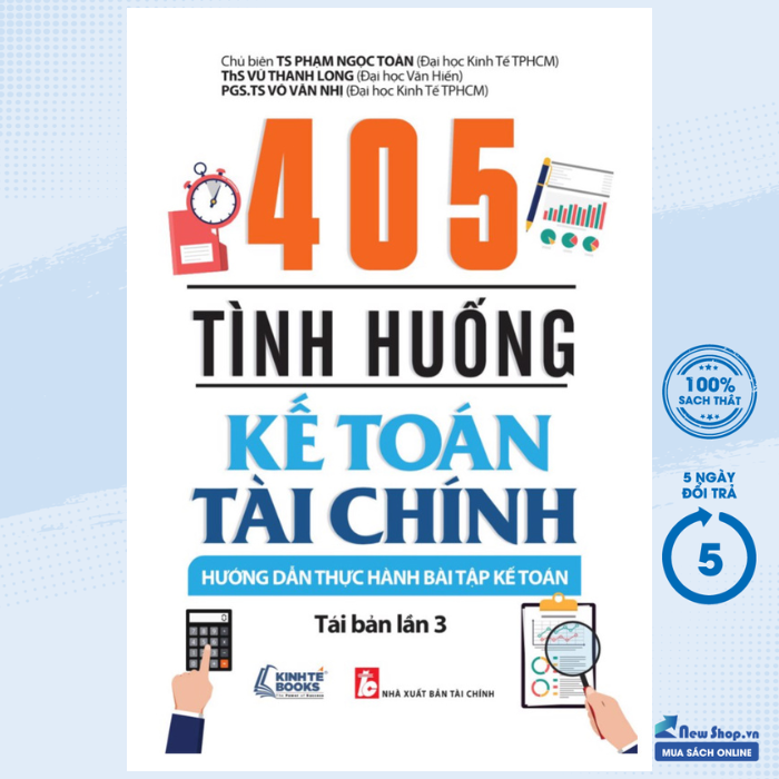 Sách - 405 tình huống kế toán tài chính - newshop