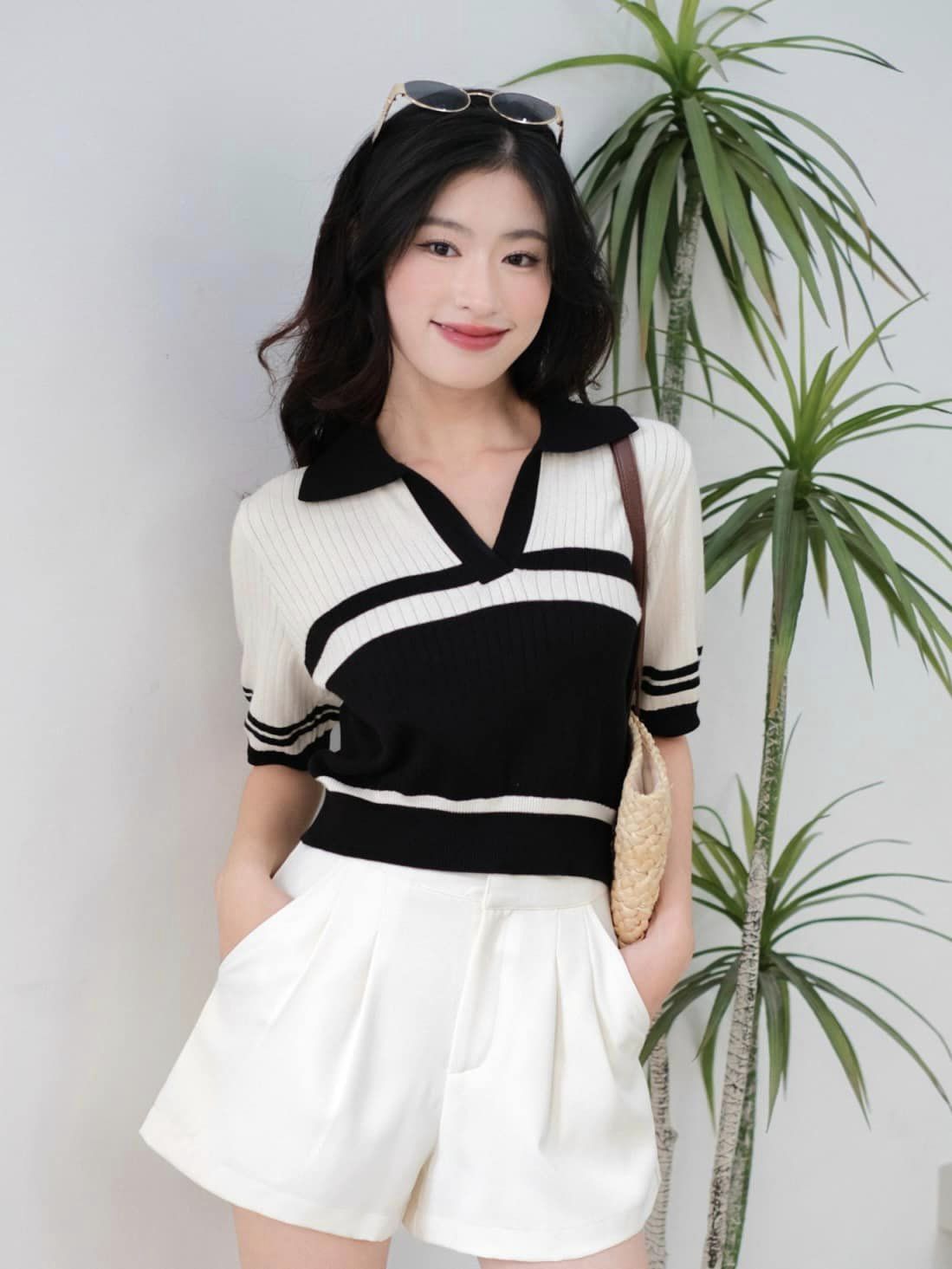 GOLA - Áo MEADOW - Áo polo crop top