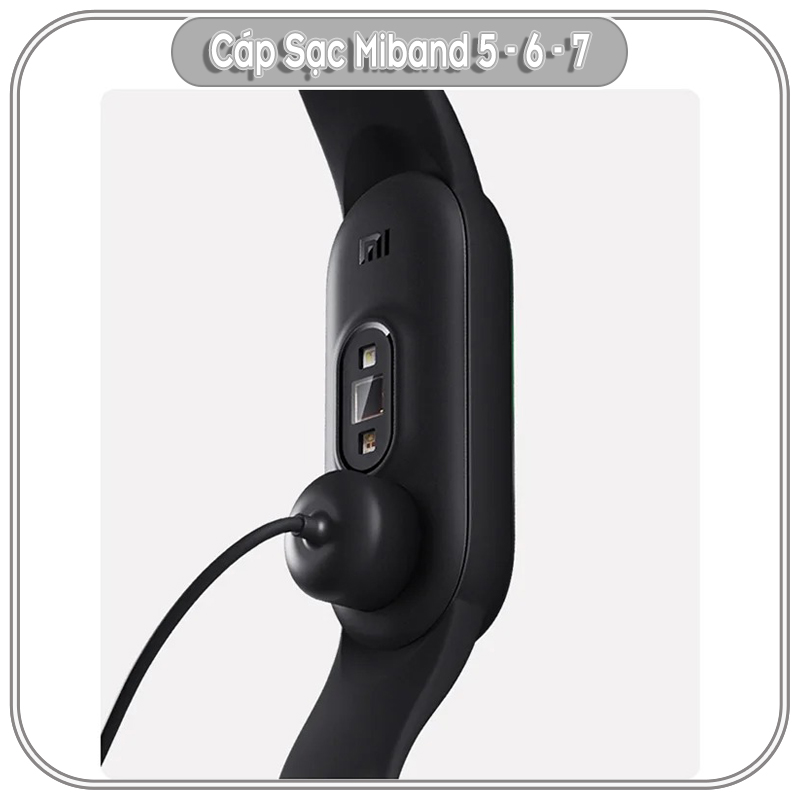 Cáp sạc USB dành cho Xiaomi MiBand 5 - 6 - 7