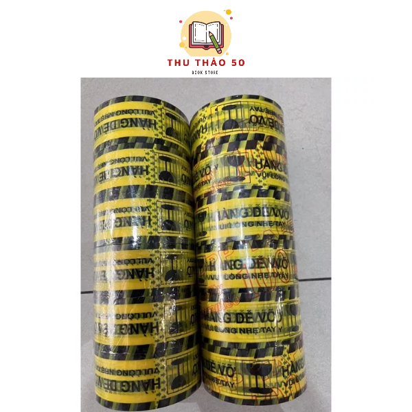 Băng keo hàng dễ vỡ 48mm dài 100y: 1 cuộn.