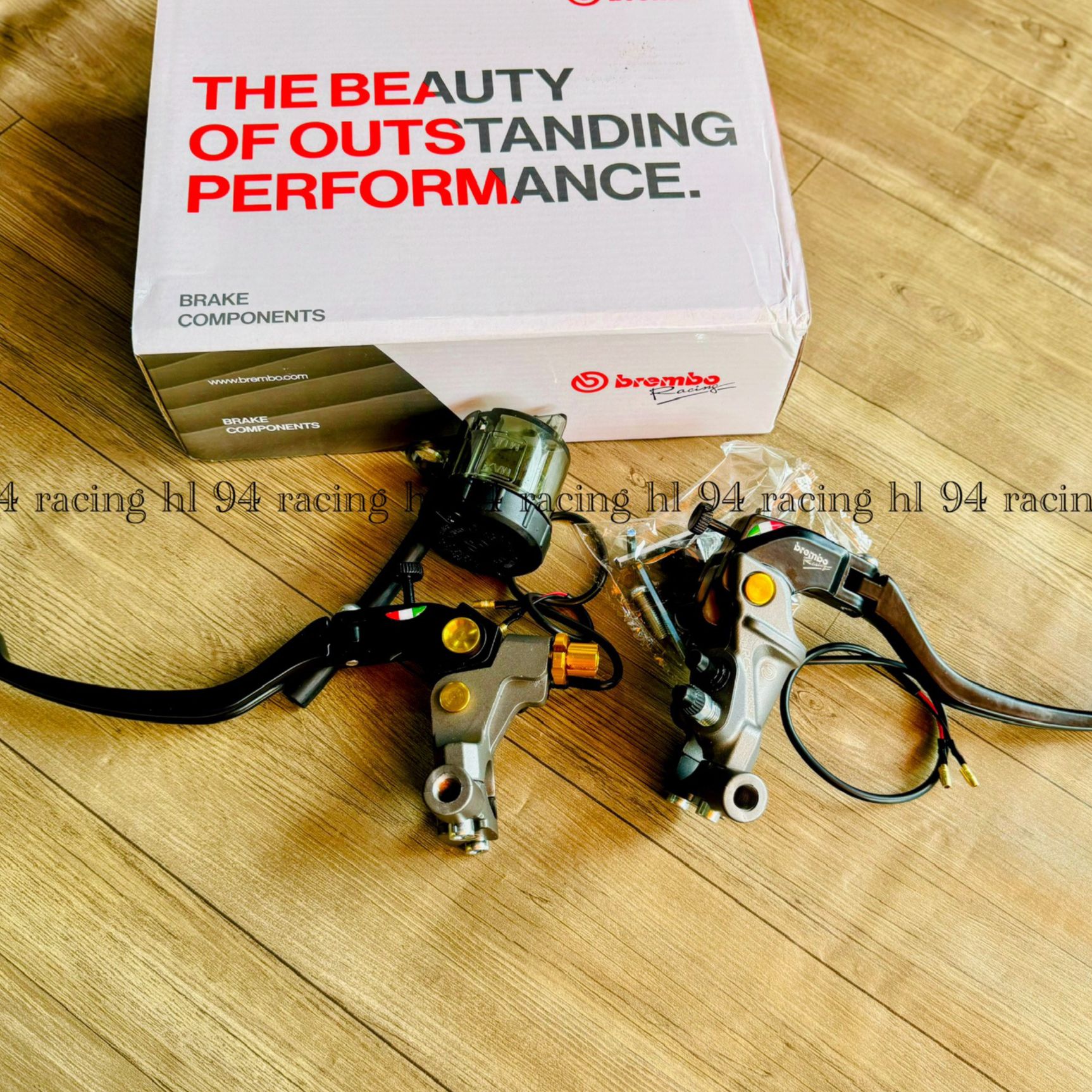 Cặp tay thắng brembo Rcs 19mm A50 hợp trắng