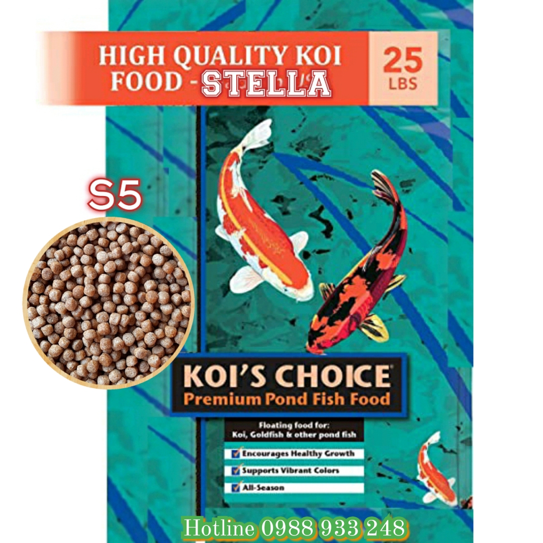 Thức ăn cao cấp KOI STELLA S5 dành cho cá KOI, cá Cảnh/1kg