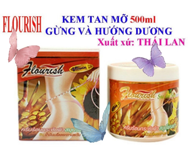 Kem tan mỡ bụng gừng ớt TháI Lan