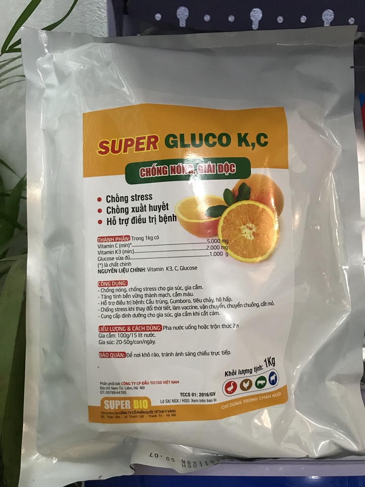 Điện giải Gluco KC 1kg