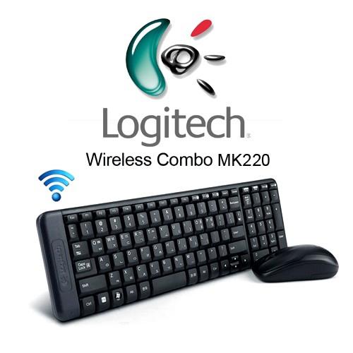 Combo ko dây logitech mk220 - hàng chính hãng