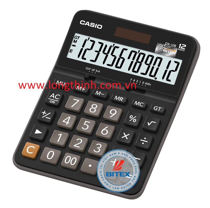 [HCM]Máy tính Casio 12 số DX-12B (màn hình rộng)