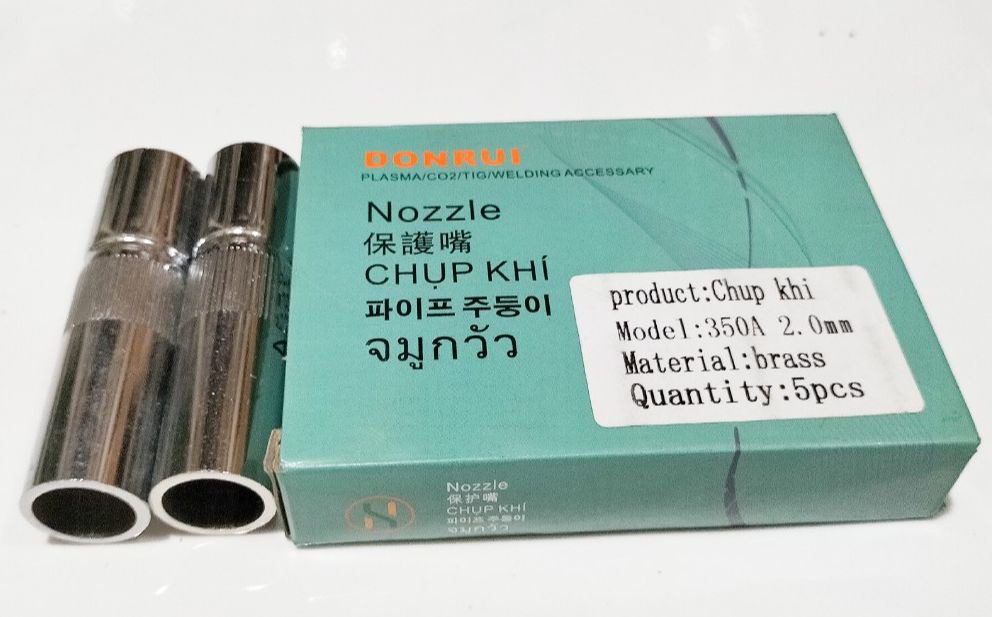 Chụp khí súng hàn mig 350A dày 2.0mm ( 1 hộp 5 cái )