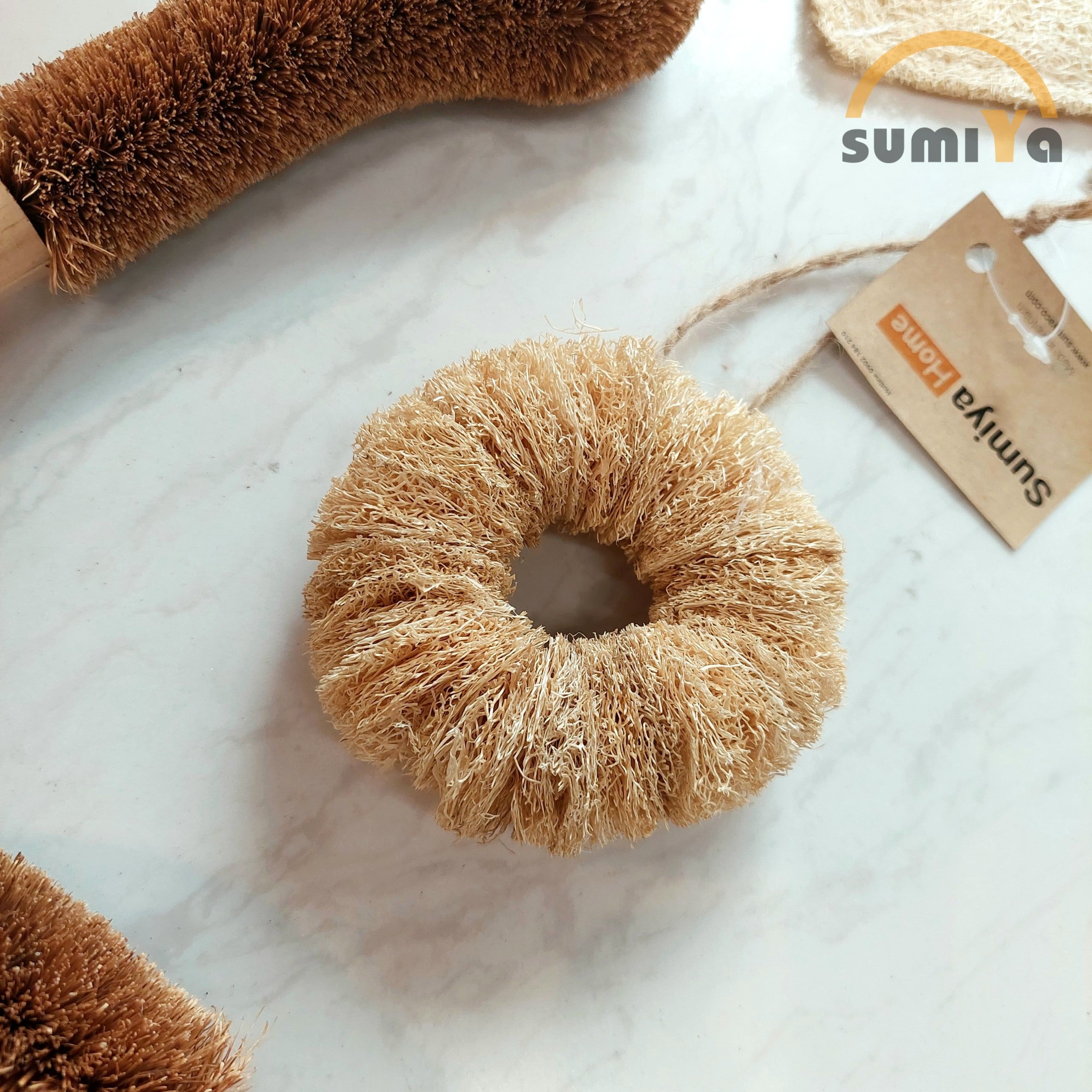 Miếng rửa chén xơ mướp tự nhiên SUMIYA
