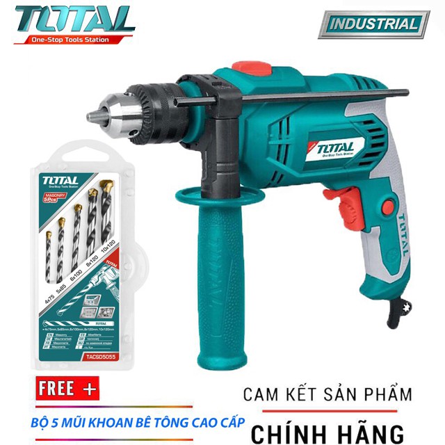 MÁY KHOAN ĐỘNG LỰC TOTAL 750W ( TG108136E )