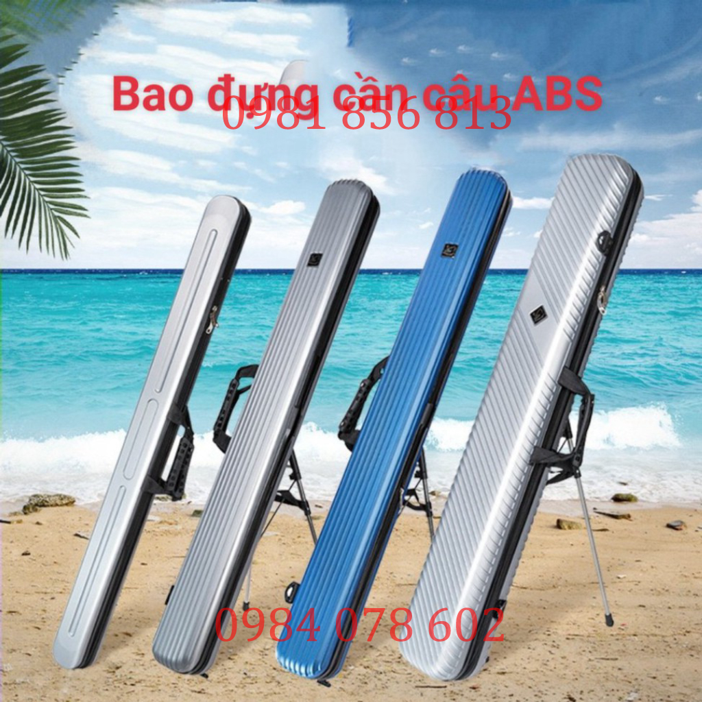 Bao đựng cần câu cá abs cứng dài 1m25 có chân chống uy tín chất lượng