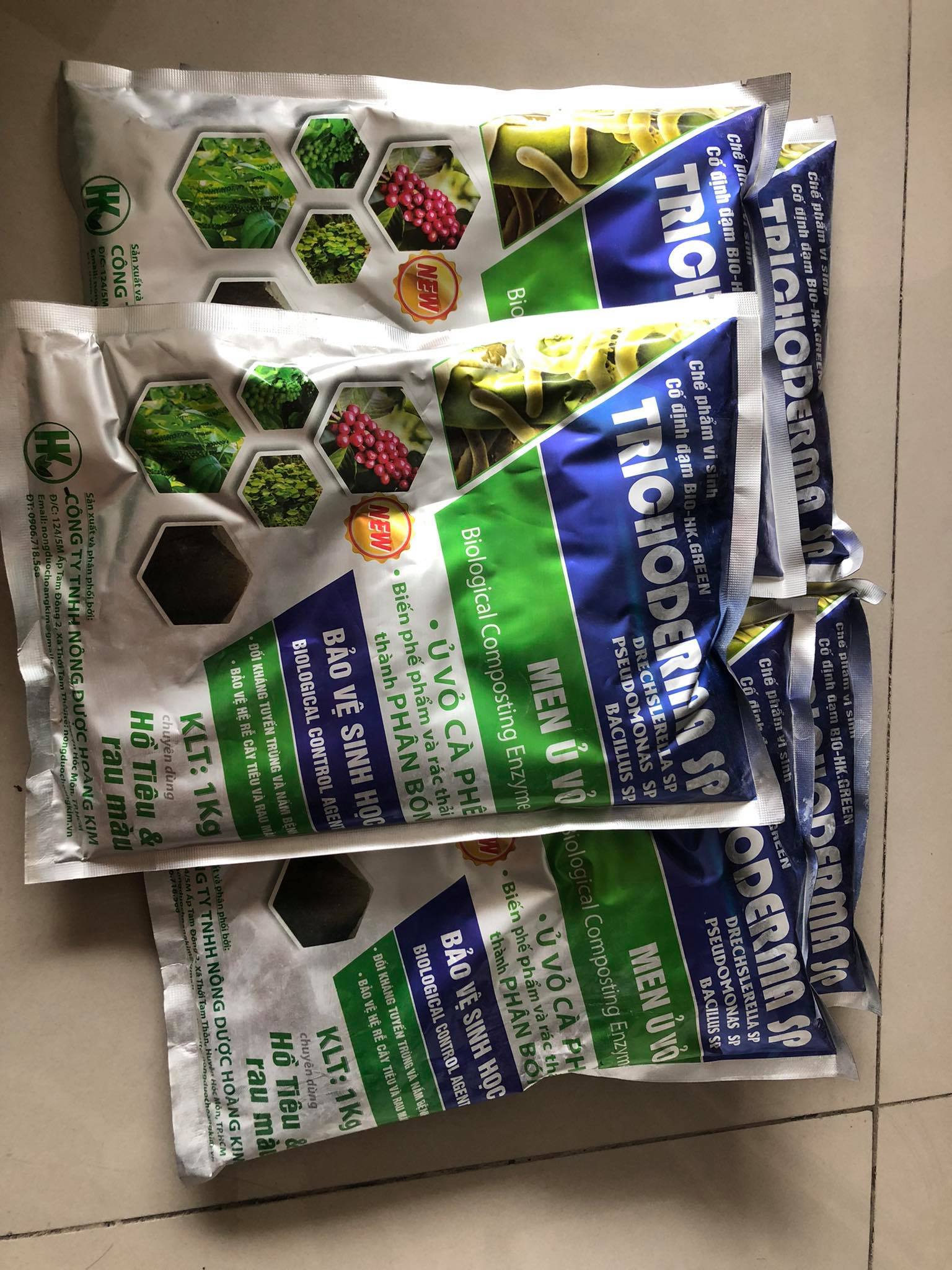 COMBO 5 GÓI TRICHODERMA - MEN Ủ XÁC BÃ THỰC VẬT