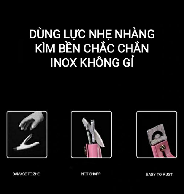 Kìm cắt móng giả Inox - sinailmi