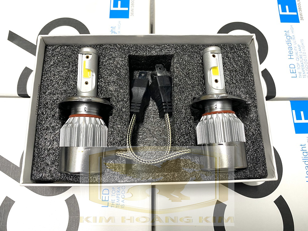 Đèn C6 chân H4 Led gắn xe máy,moto,oto....