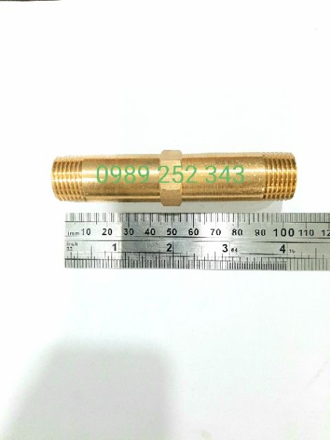 Nối 2 Đầu ren ngoài 21mm dài 10cm.