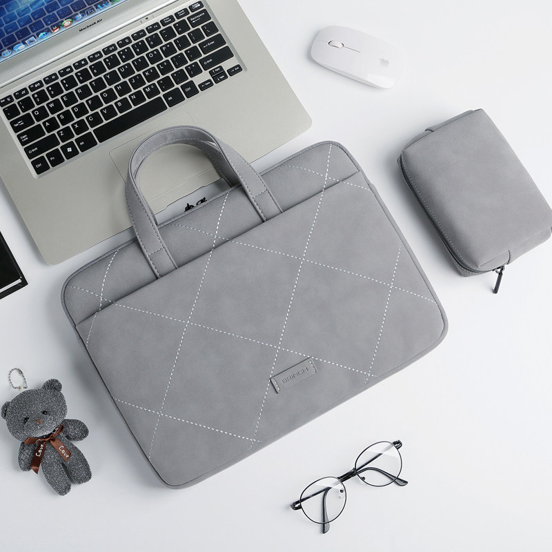 Combo Túi xách + túi đựng sạc Macbook Laptop 13.3inch - T72