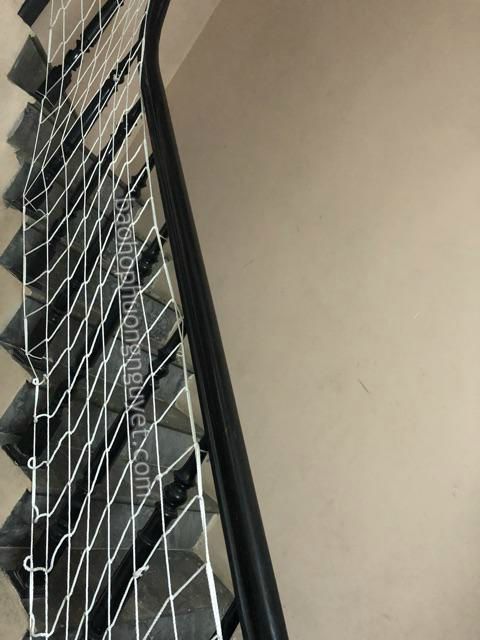 Lưới chắn cầu thang, lưới an toàn 10 mét (tặng kèm dây buộc lưới)