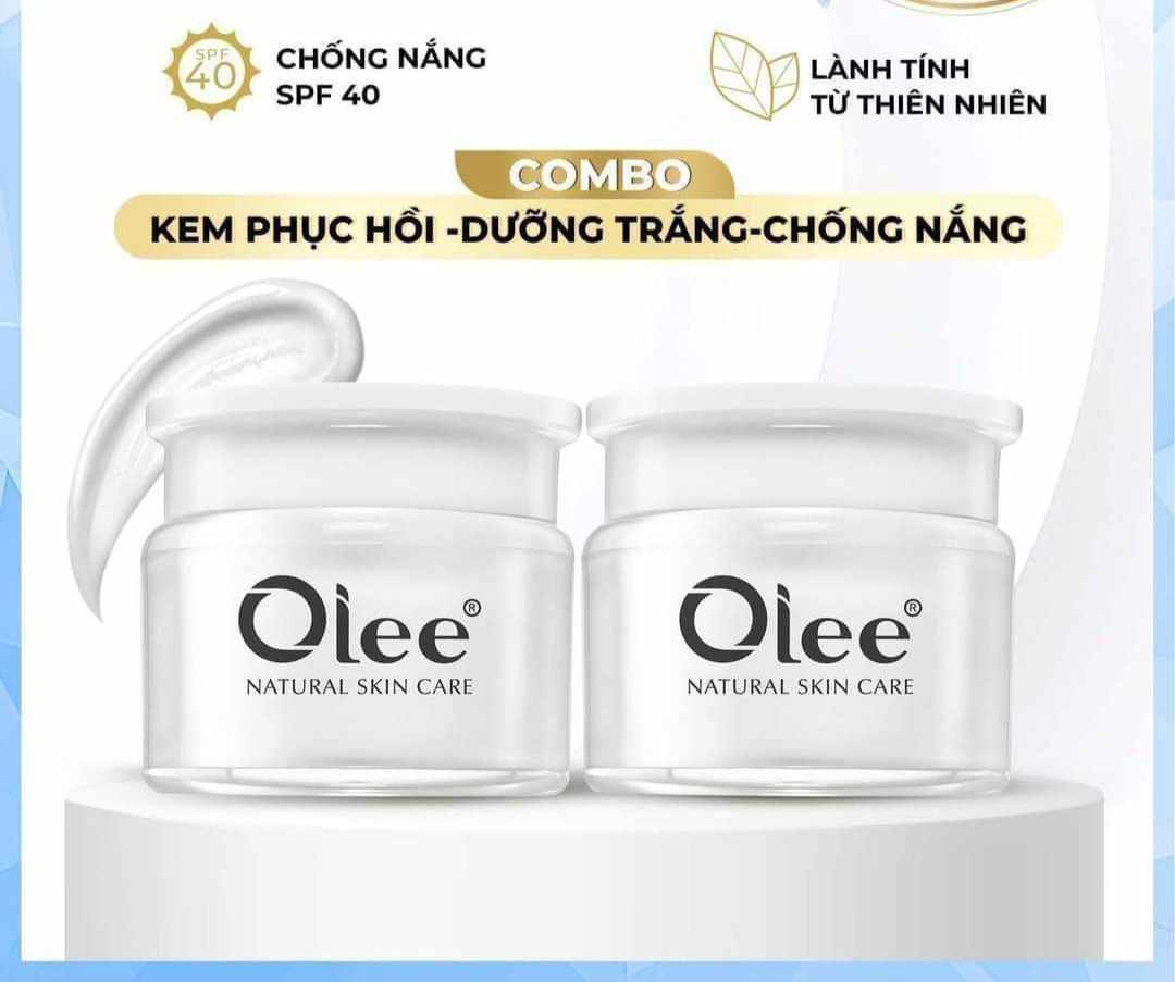 Kem dưỡng trắng mịn da chống nắng olee mua 1 tặng 1